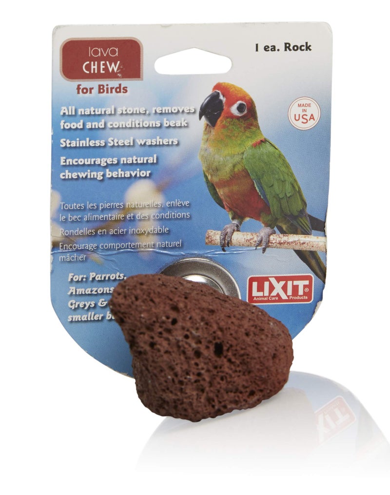 Lixit Lava Chew Bird Rock Chew, 2" L X 2" W, 2 in - Image 1